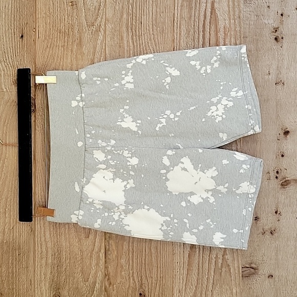 Frame Size Large Gray and White Tie Dye Sweat Pant Bike Shorts - Picture 1 of 7